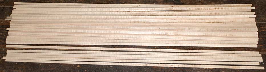 Red Deerskin Tapered Maple Racket — Oregon Wood Lab