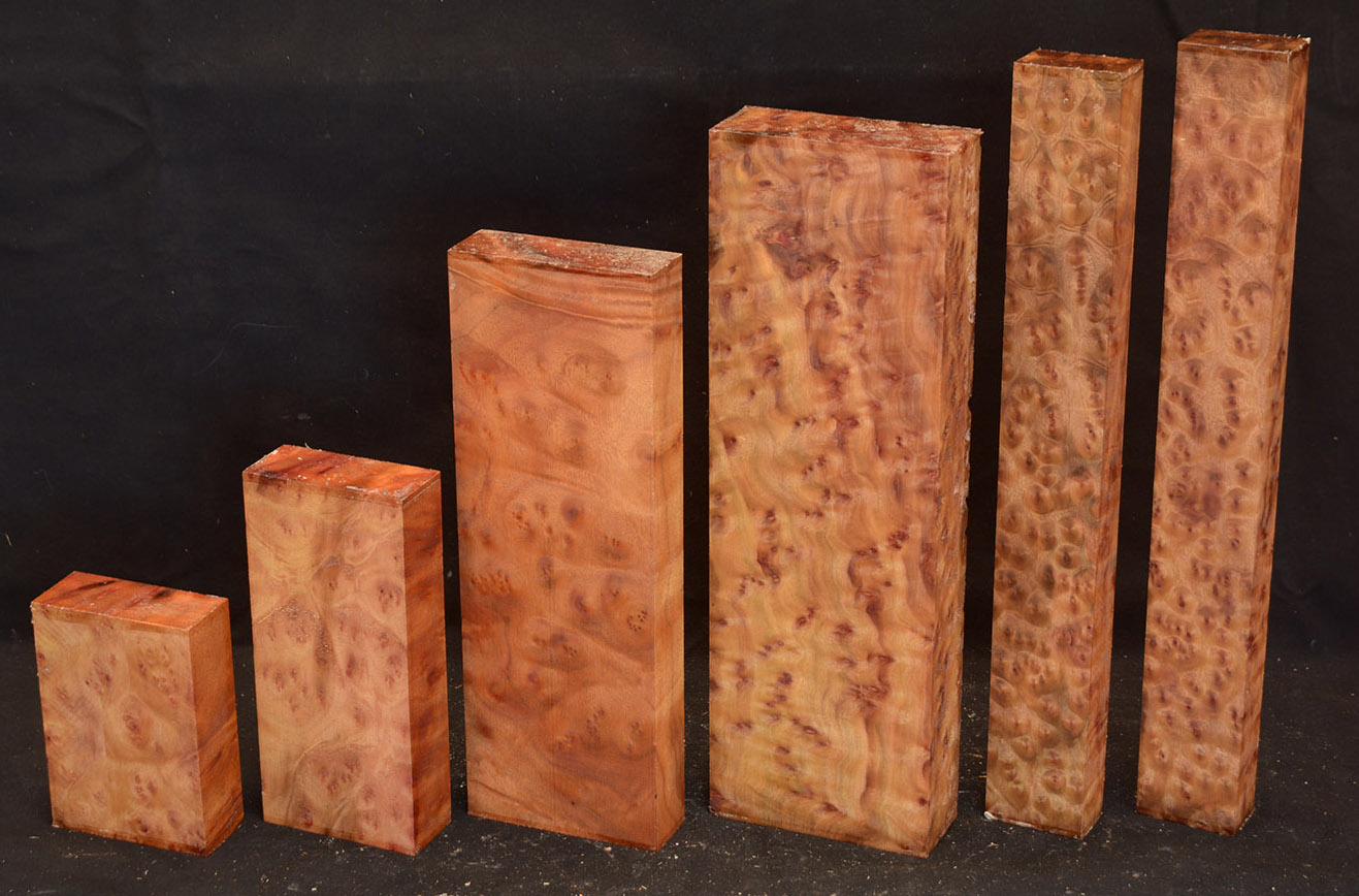 Camphor Burl Lumber