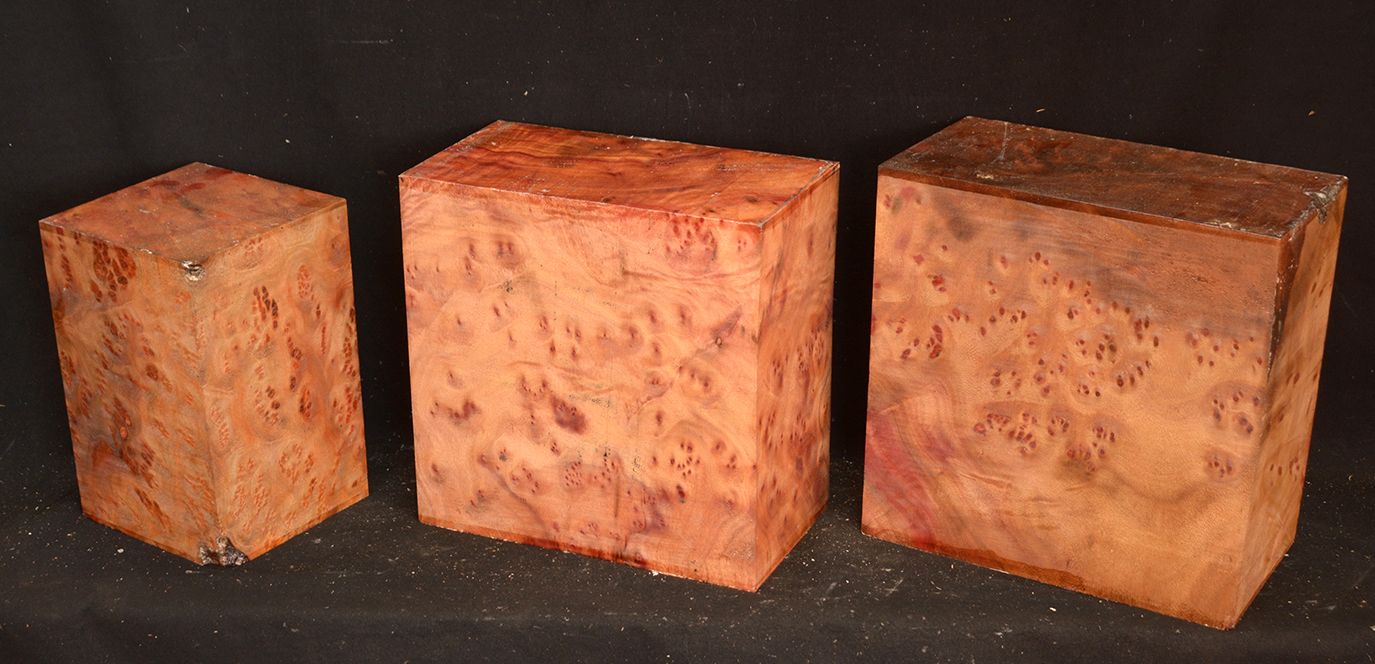 #6067 Golden Camphor Wood Burl Small Projects Turning Blank 4.5"x2.2"x2" 